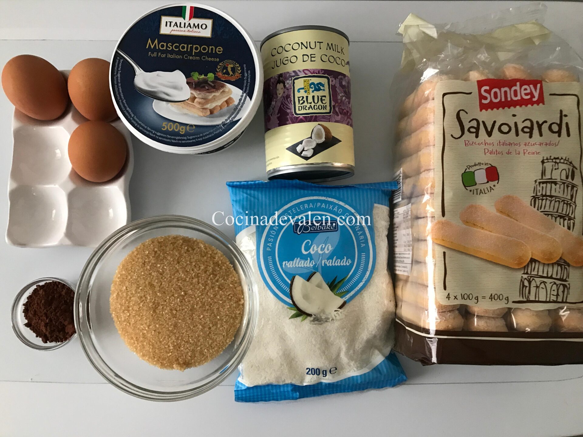 Tiramisú de Coco - Cocina de Valen