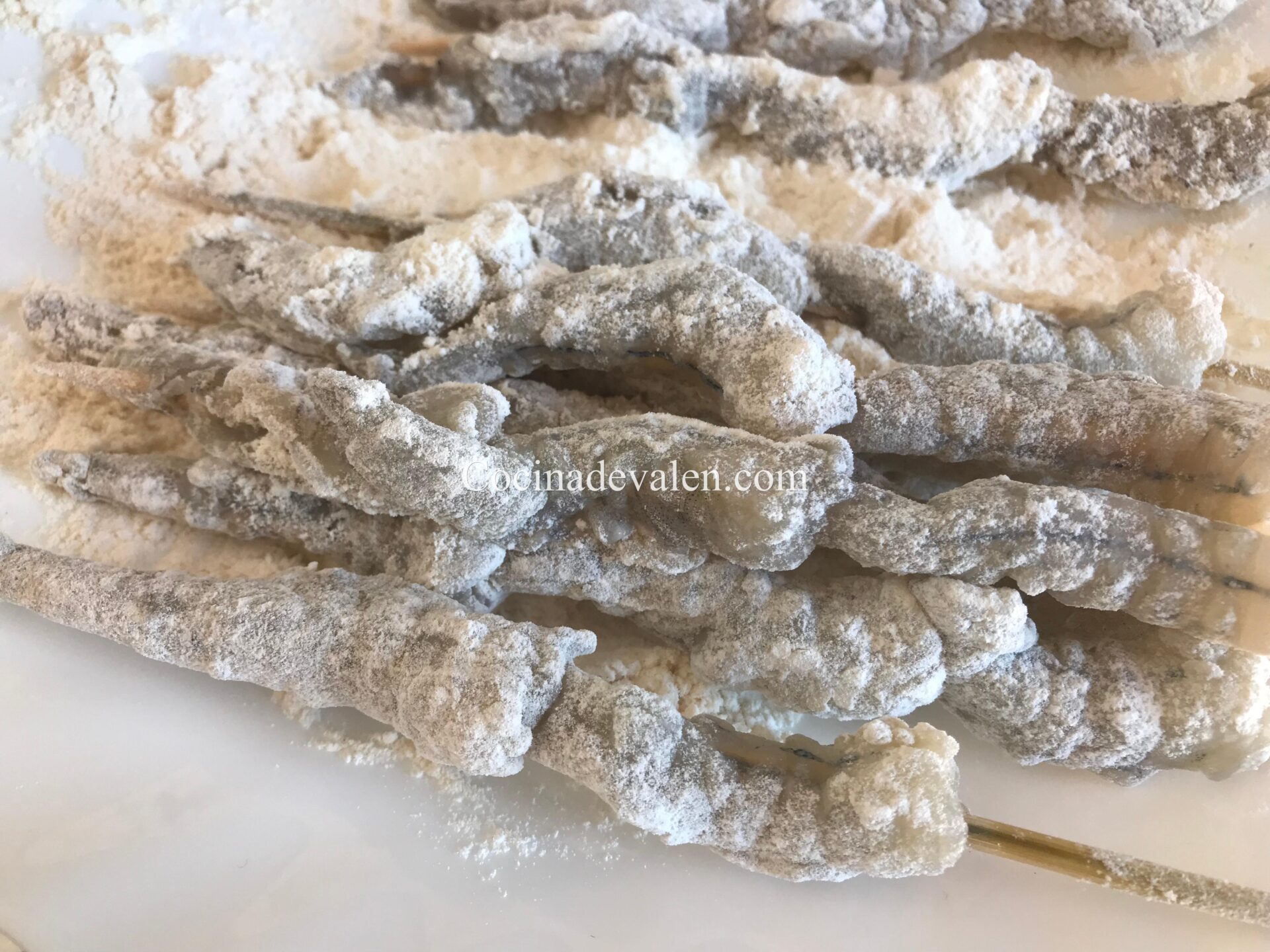 Gambas Tempurizadas - Cocina de Valen