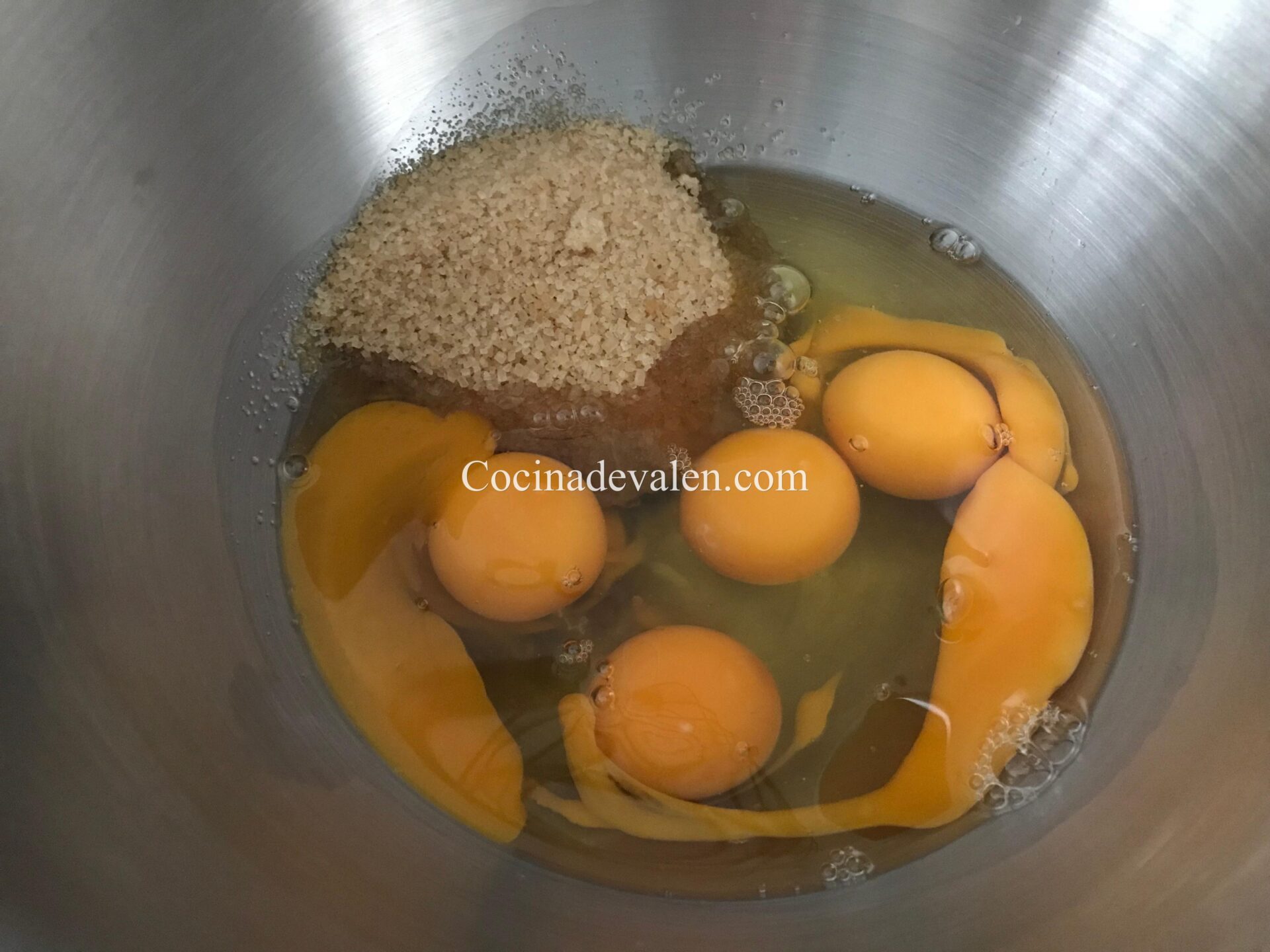 Bizcocho con harina de coco - Cocina de Valen