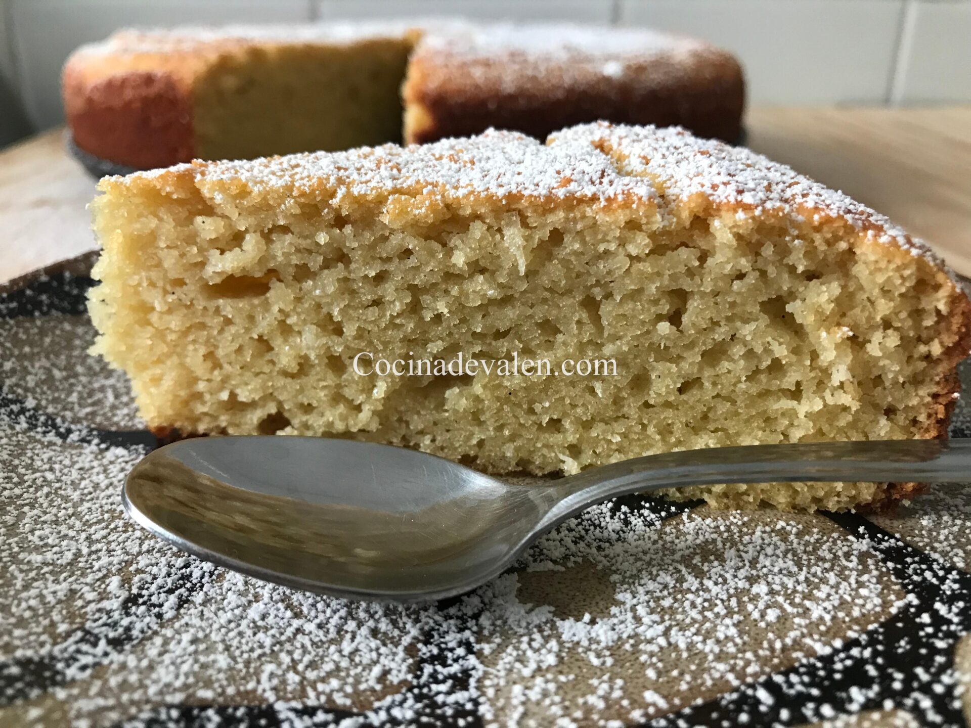 Bizcocho con harina de coco - Cocina de Valen