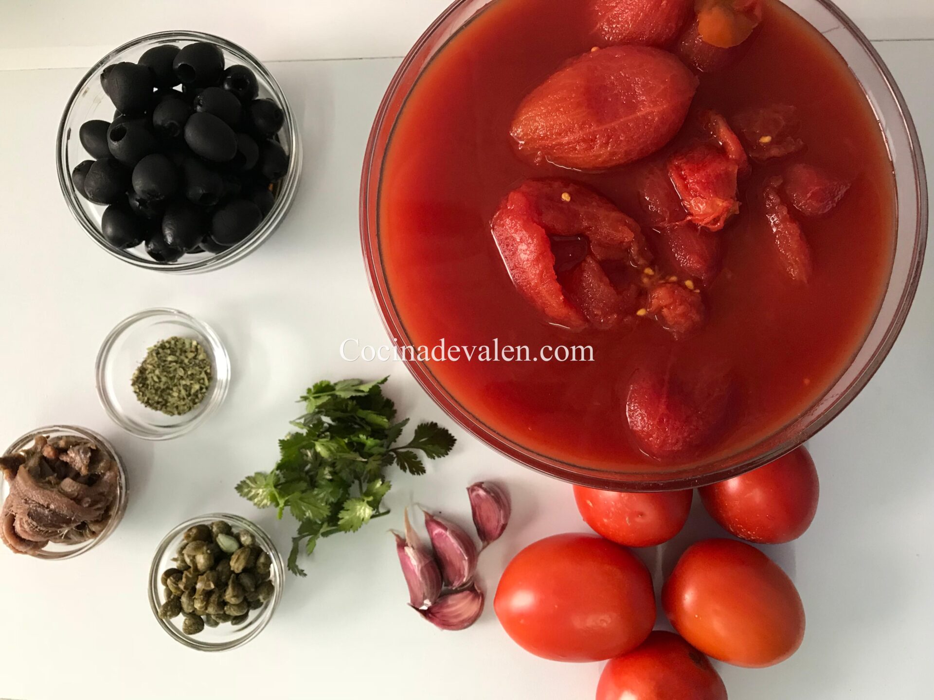 Salsa Putanesca - Cocina de Valen