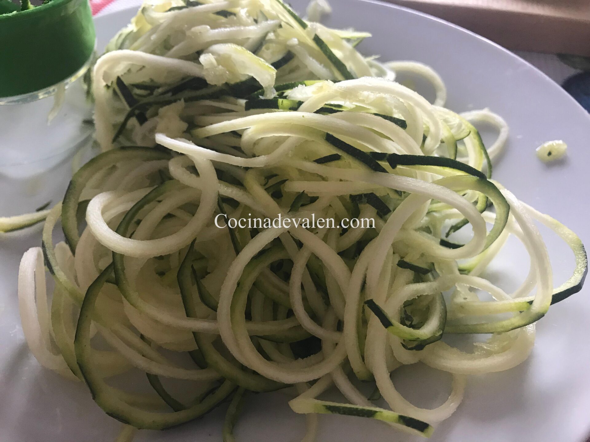 Pasta de Calabacín - Cocina de Valen