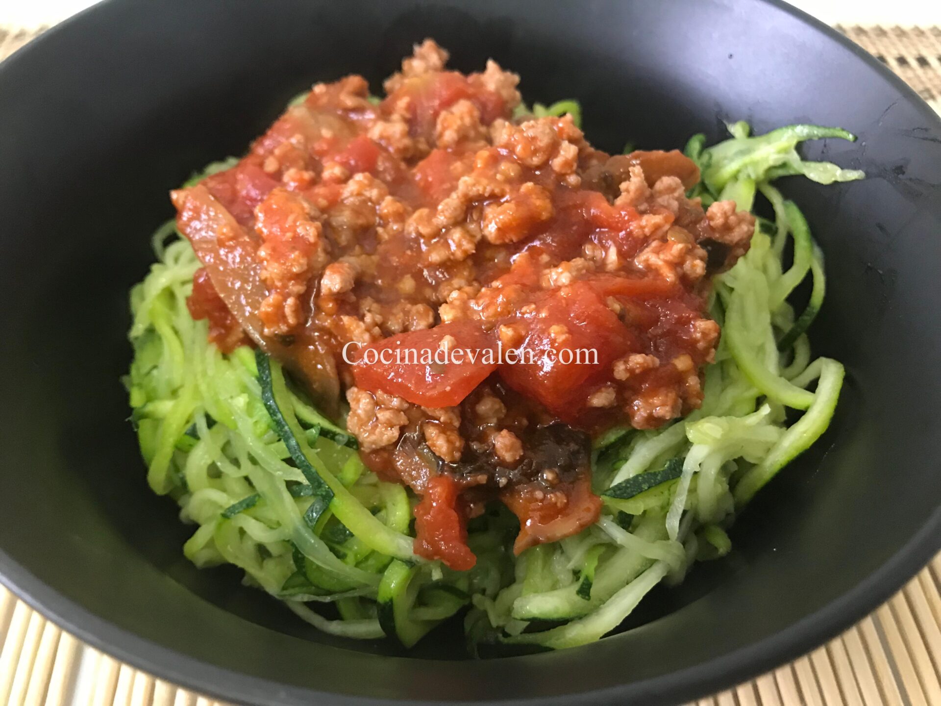 Pasta de Calabacín - Cocina de Valen