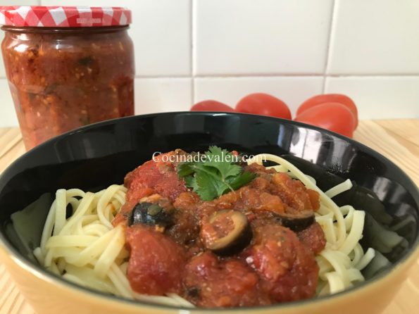 Salsa Putanesca - Cocina de Valen