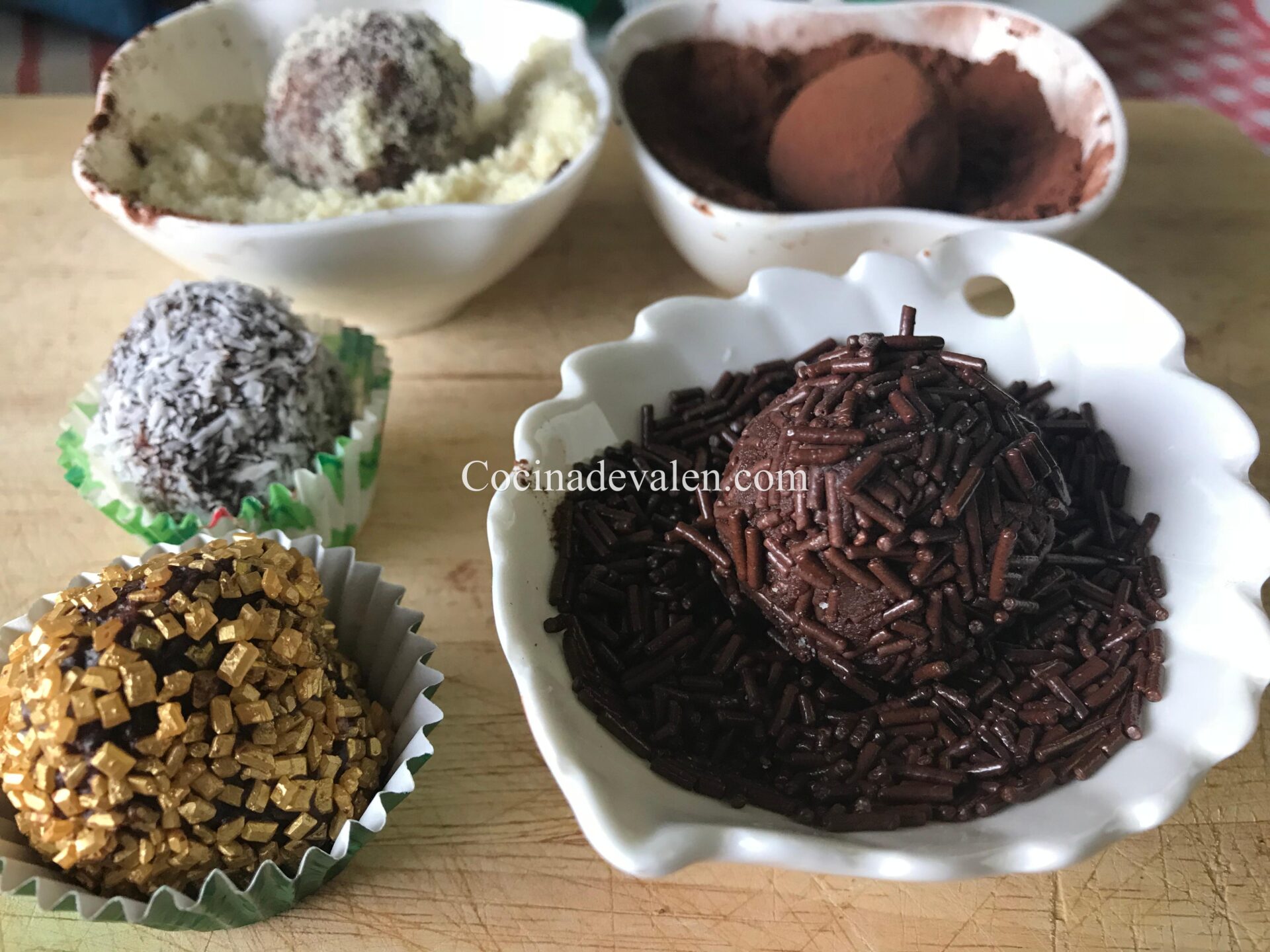 Trufas de Chocolate - Cocina de Valen