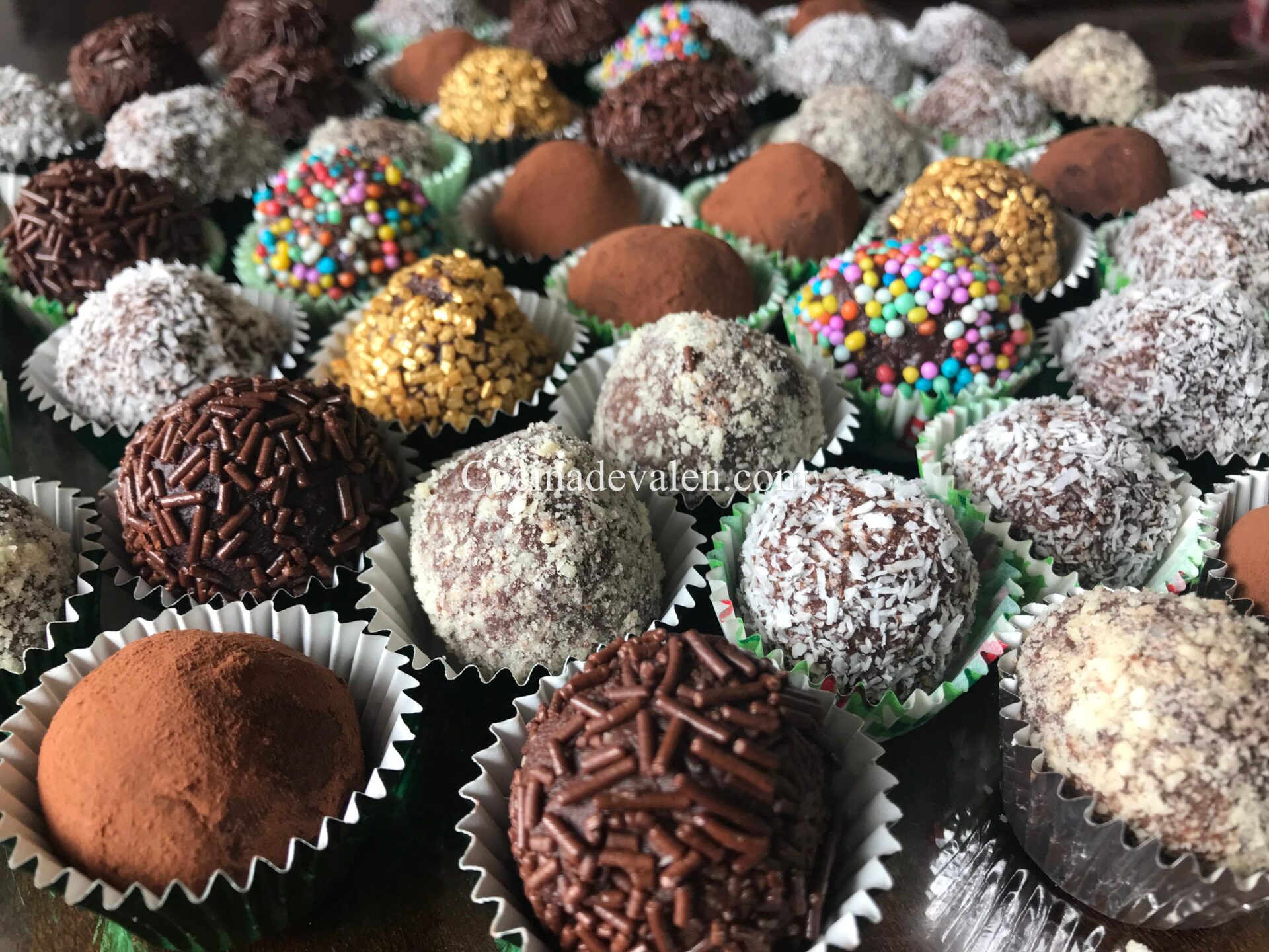 Trufas de Chocolate - Cocina de Valen