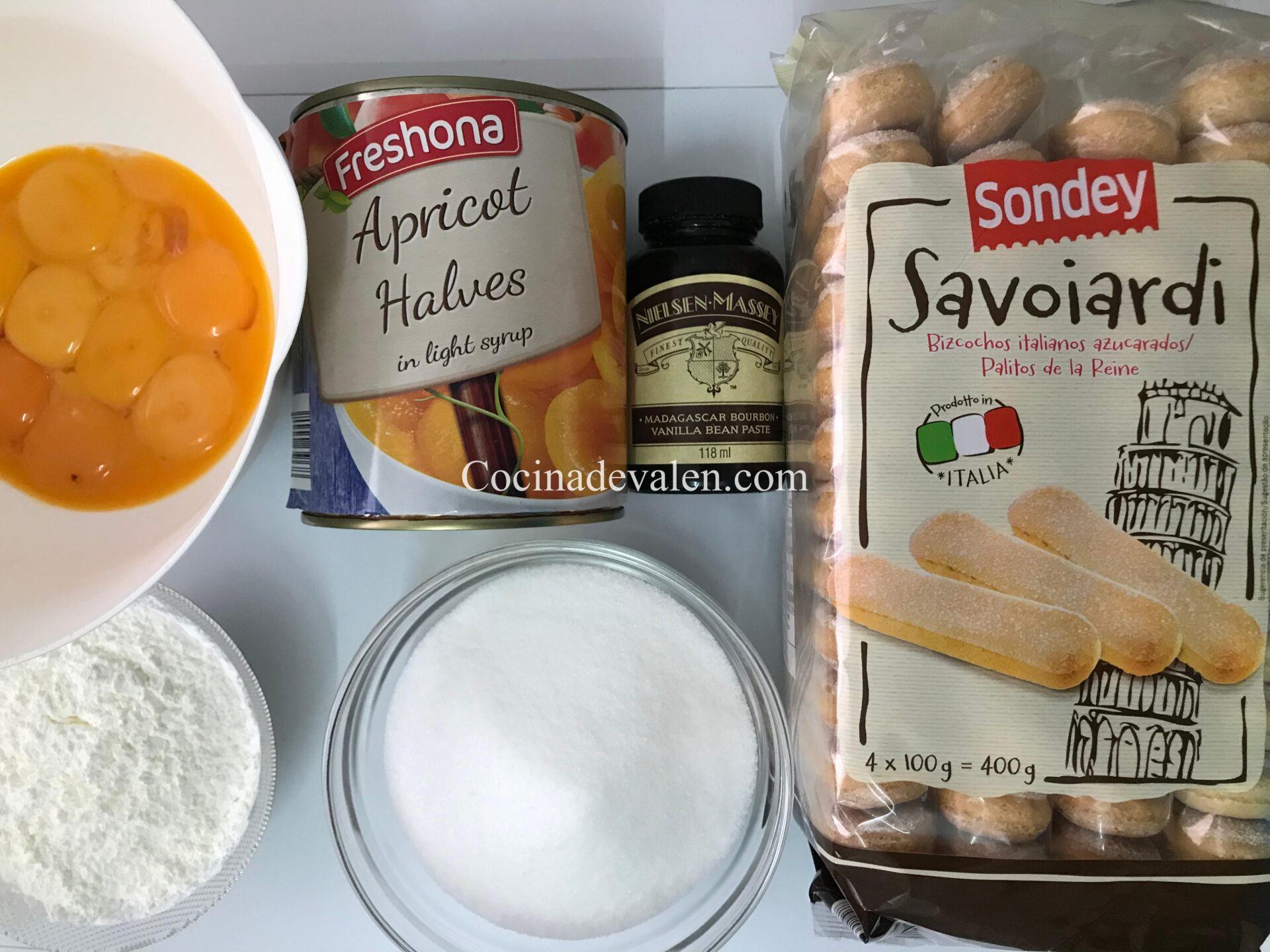 Tarta de melocotones
