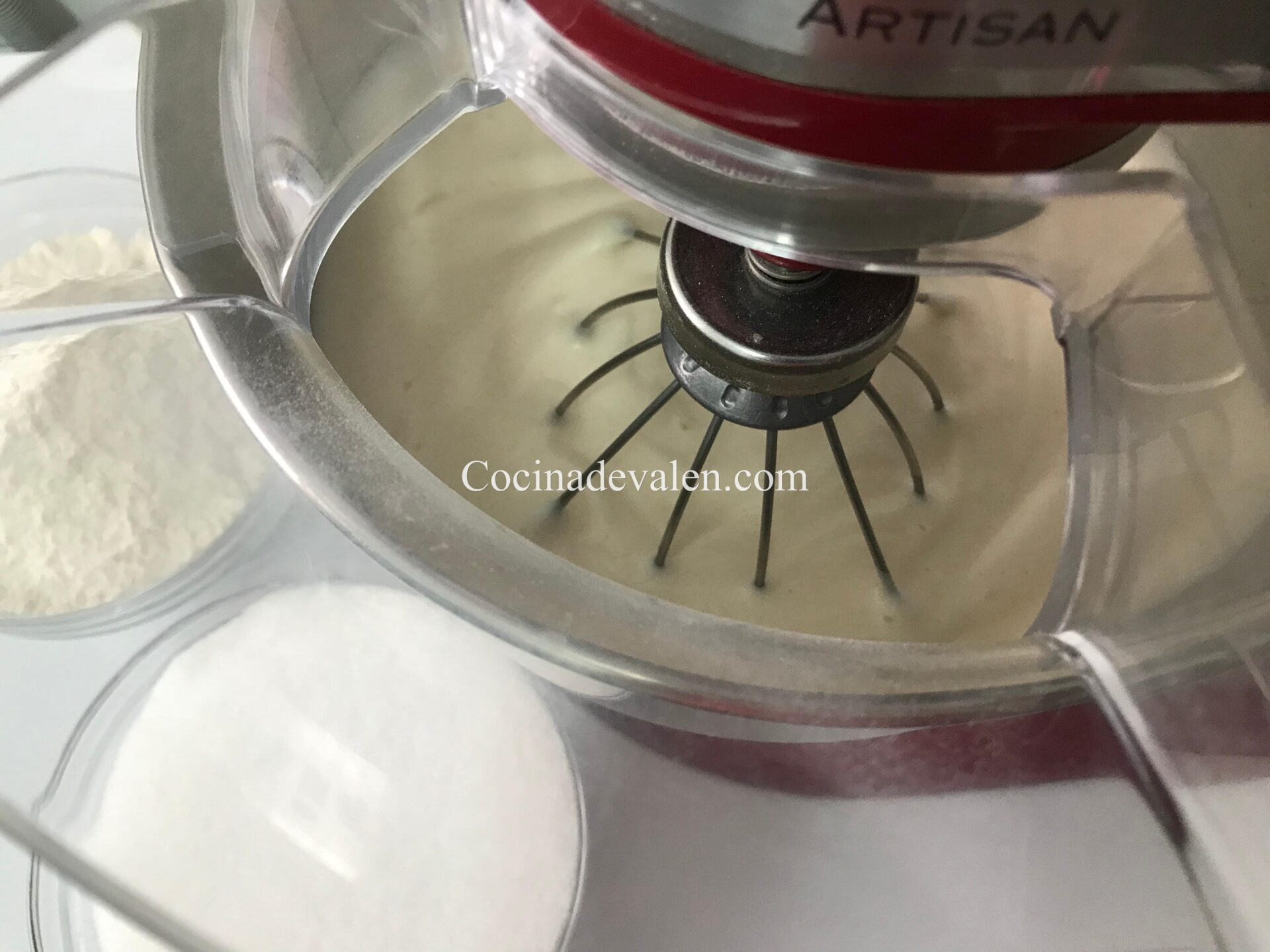 Bizcocho de leche caliente