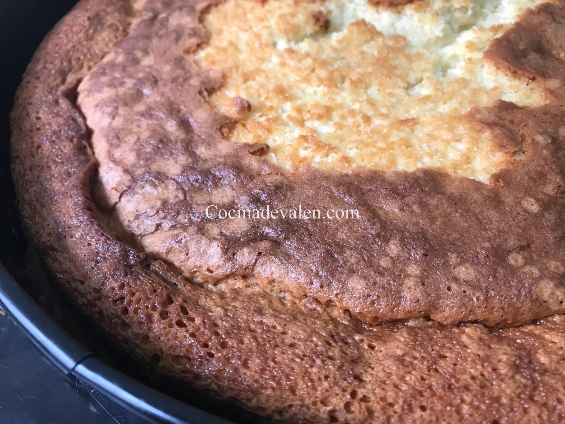 Bizcocho de leche caliente