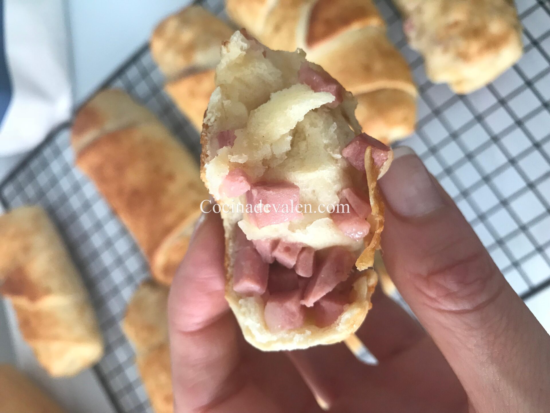 Cachitos de jamón