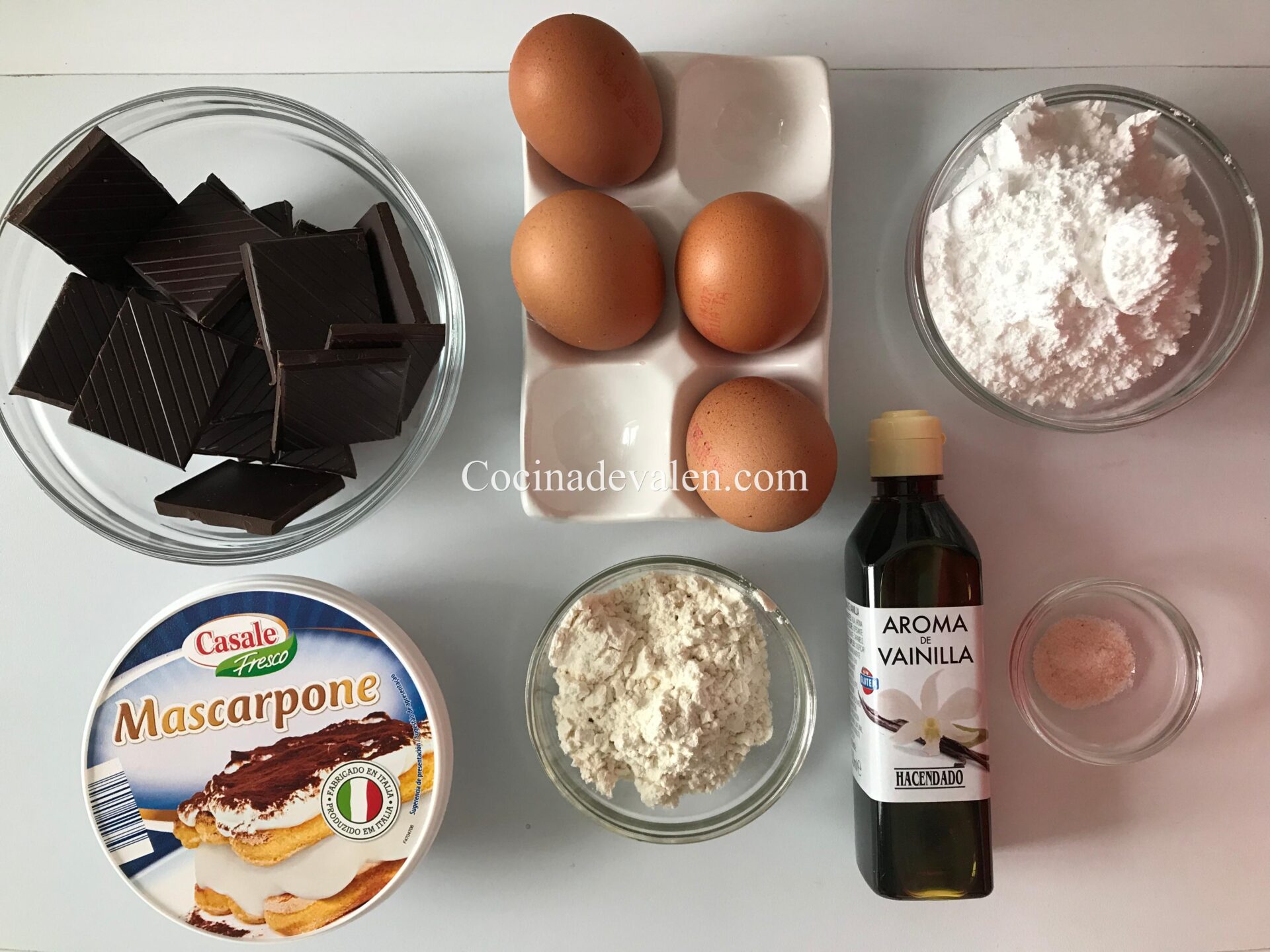 Tarta tipo brownie