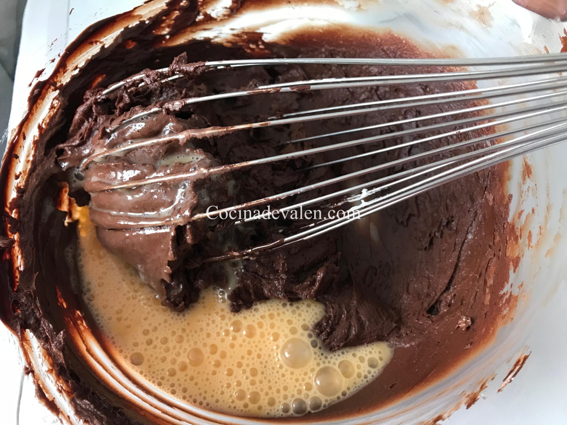 Tarta tipo brownie