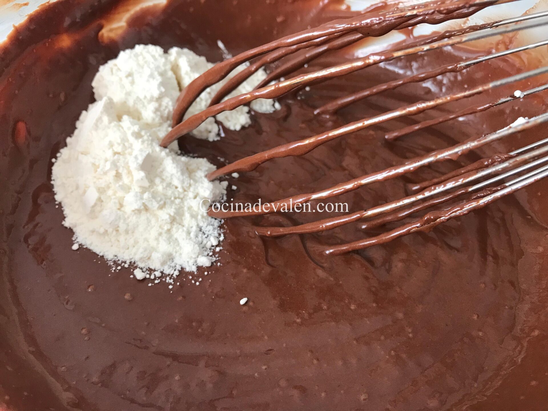 Tarta tipo brownie