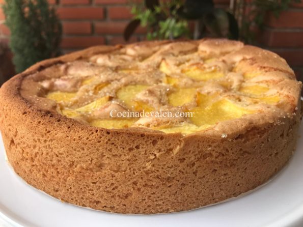 Bizcocho de melocotón