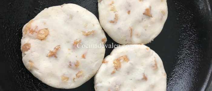 Arepas de chicharrón
