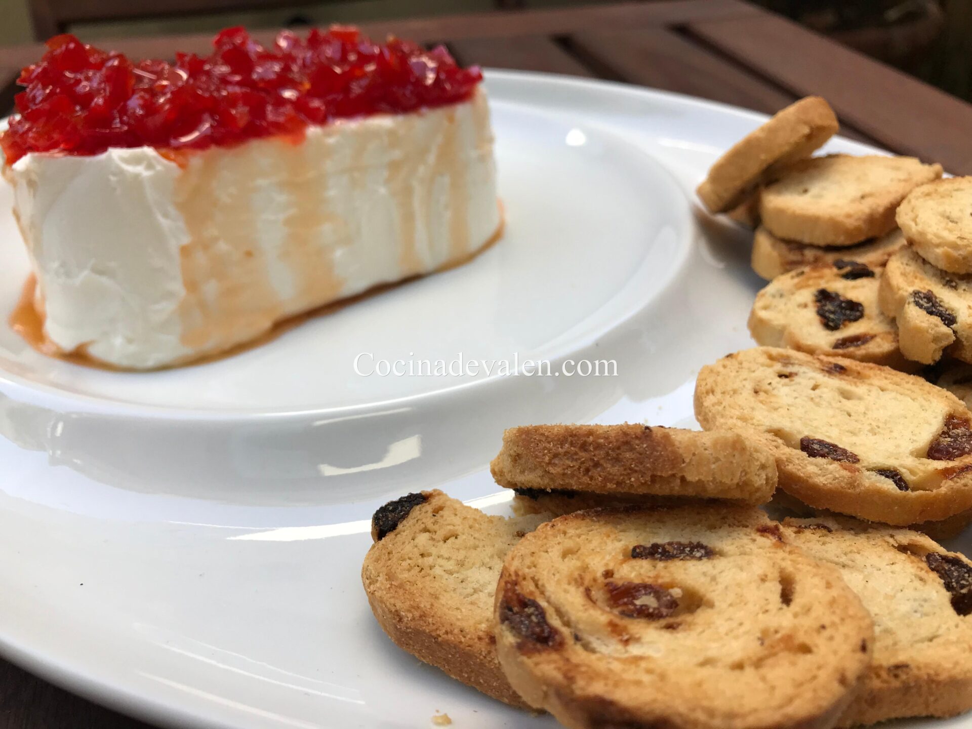 Dip de queso crema y pimentón dulce