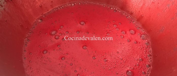 Red velvet con aceite