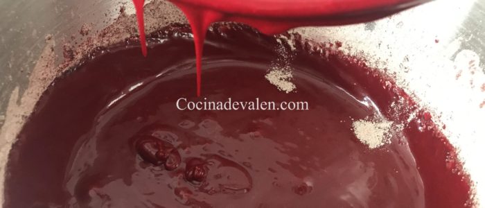 Red velvet con aceite