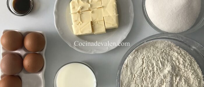 Bizcocho de vainilla sin complicaciones