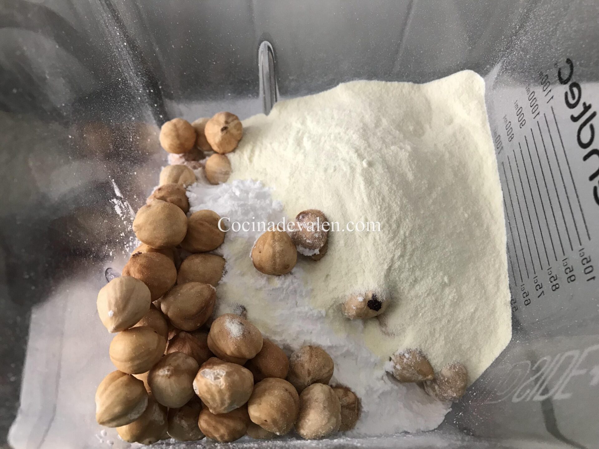 Crema de avellanas