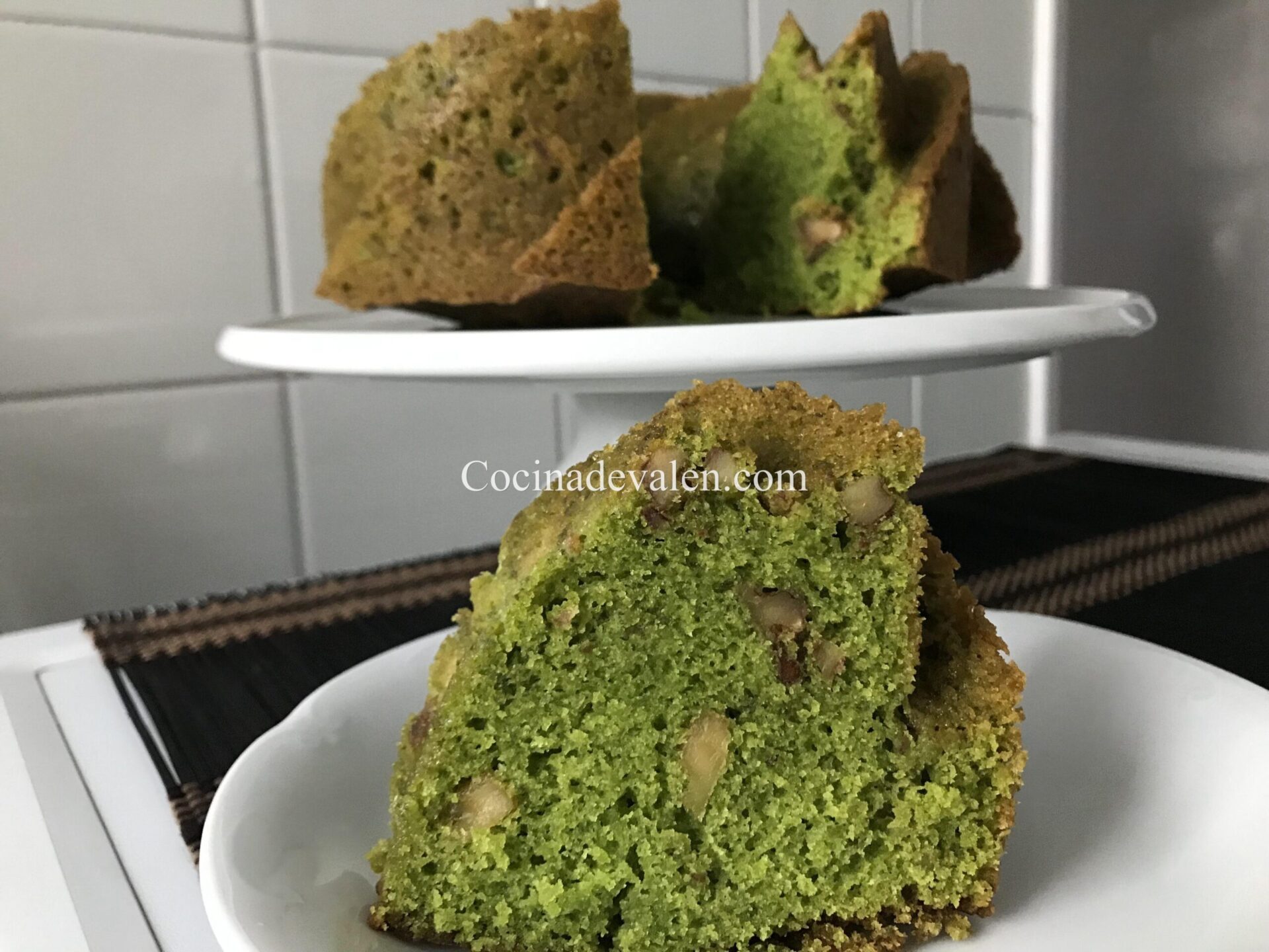 Bizcocho de espinacas