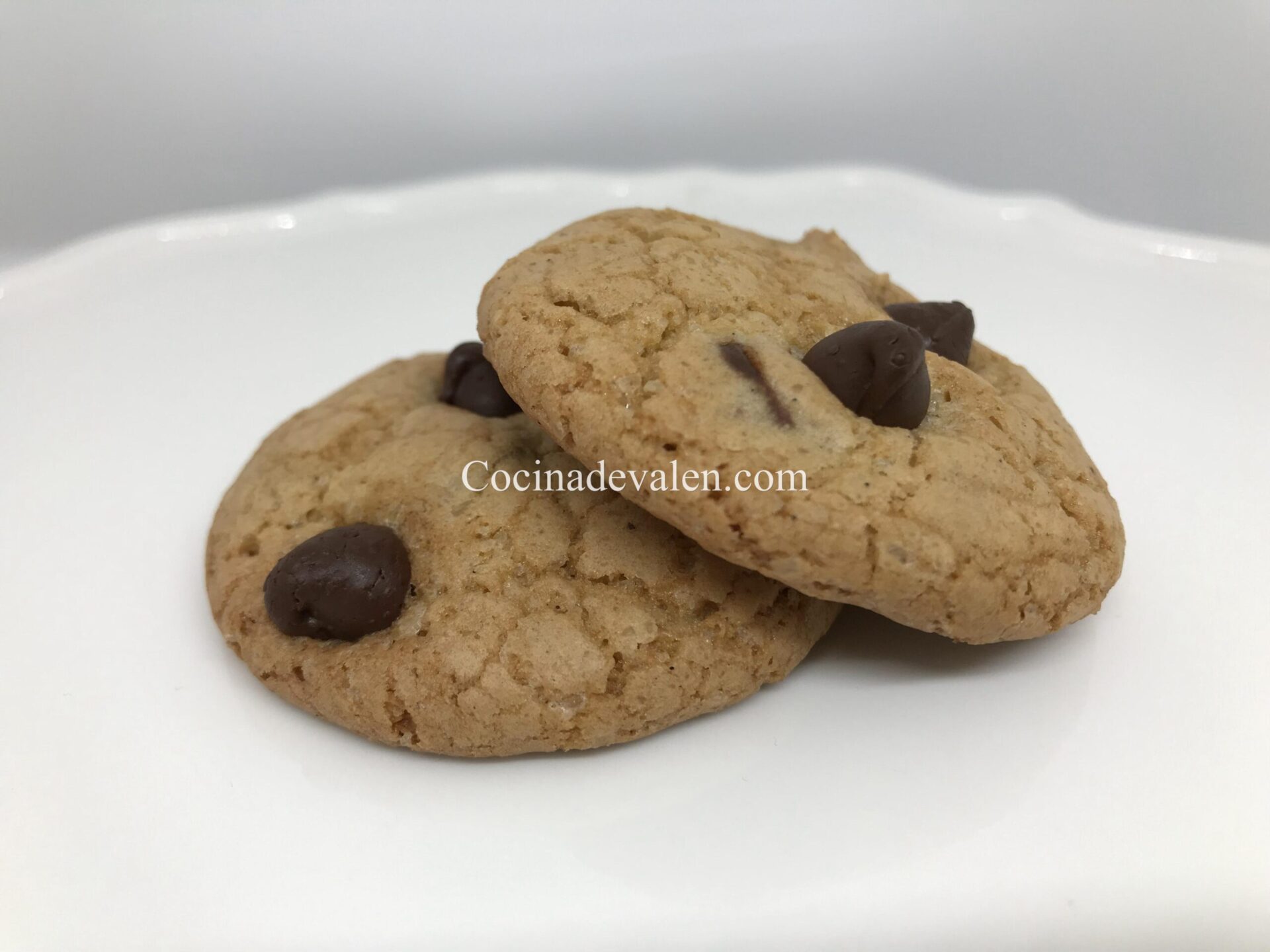 Galletas de chocolate chip sin mantequilla Galletas de chocolate chip sin mantequilla
