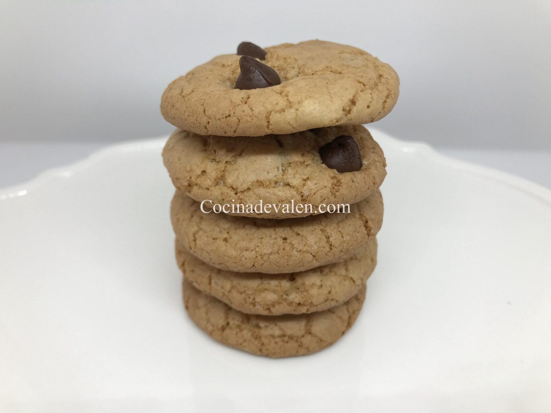 Galletas de chocolate chip sin mantequilla Galletas de chocolate chip sin mantequilla