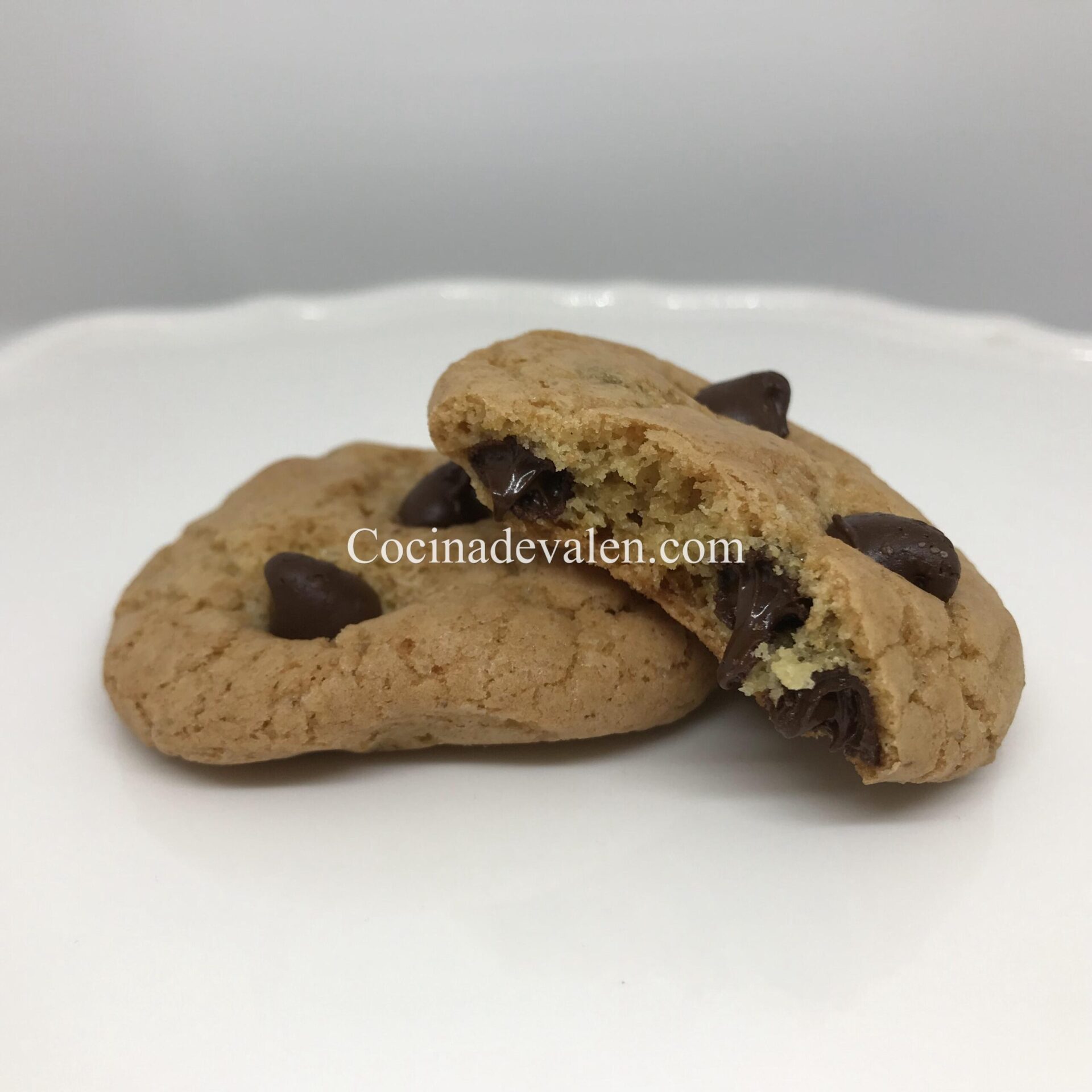 Galletas de chocolate chip sin mantequilla Galletas de chocolate chip sin mantequilla